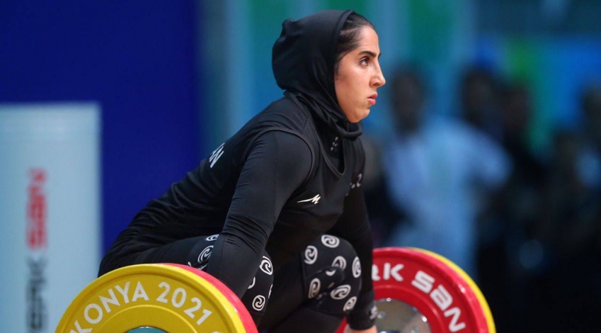 Iranian athlete wins 1st women�s weightlifting gold in Islamic Countries Games