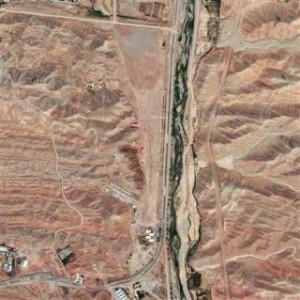 A section of the Parchin military facility in Iran is pictured in this DigitalGlobe handout satellite image