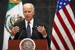 U.S. Vice President Joe Biden speaks after a meeting with Mexico's President Enrique Pena Nieto at Los Pinos Presidential Residence in Mexico City September 20, 2013. REUTERS/Edgard Garrido