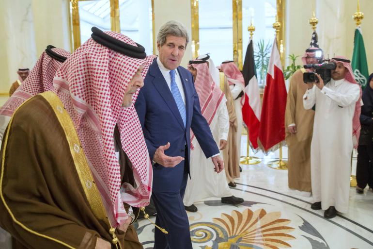 Saudi Arabia's FM Saud bin Faisal & John Kerry