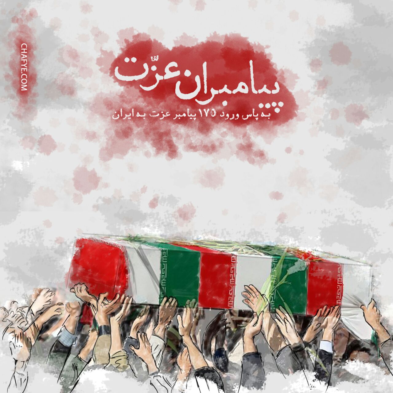 A collection of posters in memorial of 175  Iranian martyr divers (3)