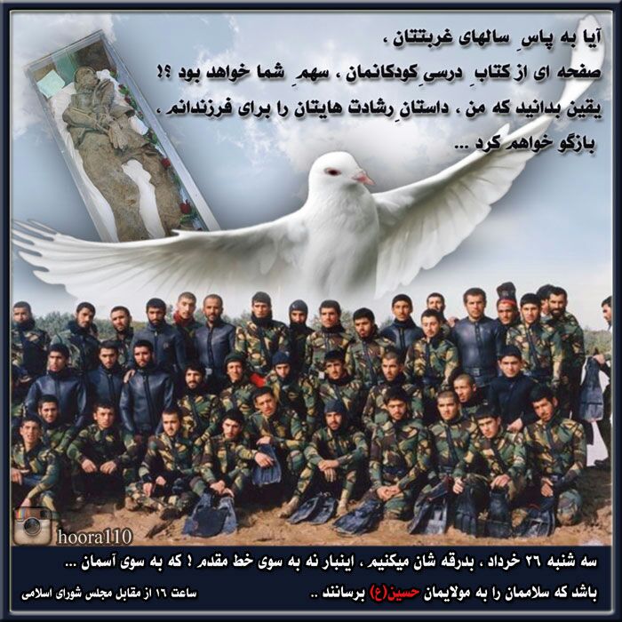 A collection of posters in memorial of 175  Iranian martyr divers (9)