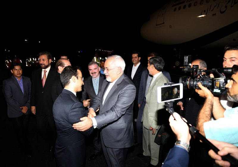 Iranian FM lands in Nicaragua (1)