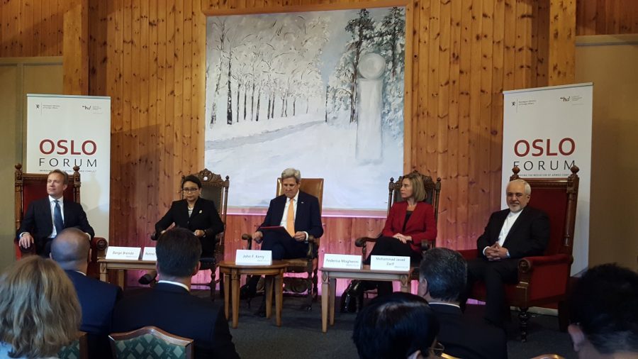 Zarif at Oslo Forum